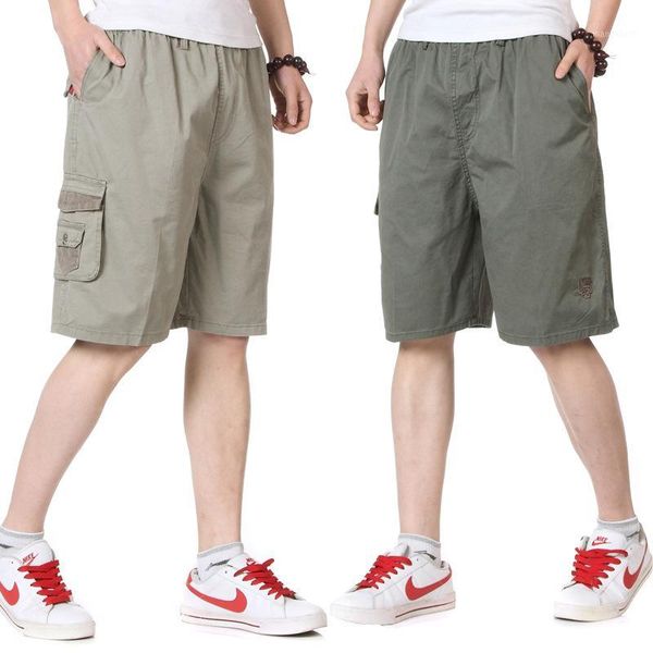 men's casual shorts summer thin section pants men's loose straight multi-pockets bib overall middle-aged bermuda shorts -41, White;black
men's casual shorts summer thin section pants men's loose straight multi-pockets bib overall middle-aged bermuda shorts -41, White;black