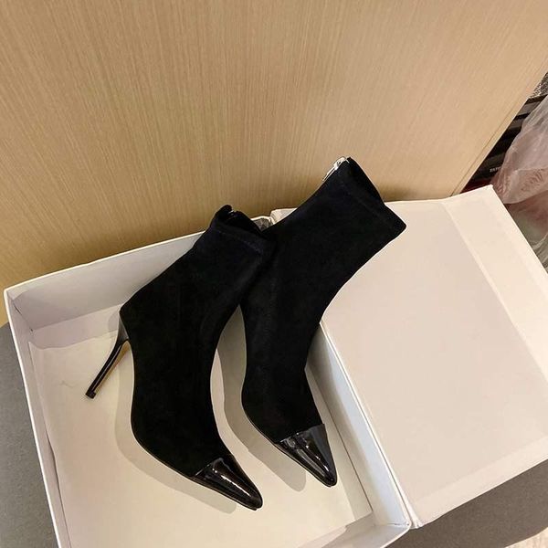 2021 new winter shoes women's ankle boots mixed colors pointed toe stretch boots office lady streetwear ankle, Black
2021 new winter shoes women's ankle boots mixed colors pointed toe stretch boots office lady streetwear ankle, Black