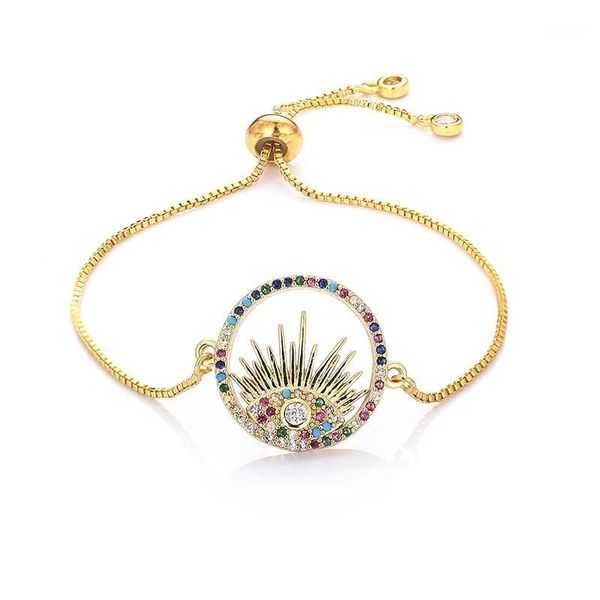 fashion women's rainbow grass jewelry gold cz colorful zircon bracelet bangle adjustable chain bracelet for women1, Golden;silver
fashion women's rainbow grass jewelry gold cz colorful zircon bracelet bangle adjustable chain bracelet for women1, Golden;silver