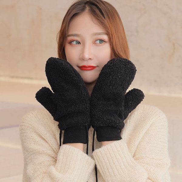 autumn winter teddy student mittens women plus cashmere thick warm and cold proof plush hanging neck gloves sa160, Blue;gray
autumn winter teddy student mittens women plus cashmere thick warm and cold proof plush hanging neck gloves sa160, Blue;gray