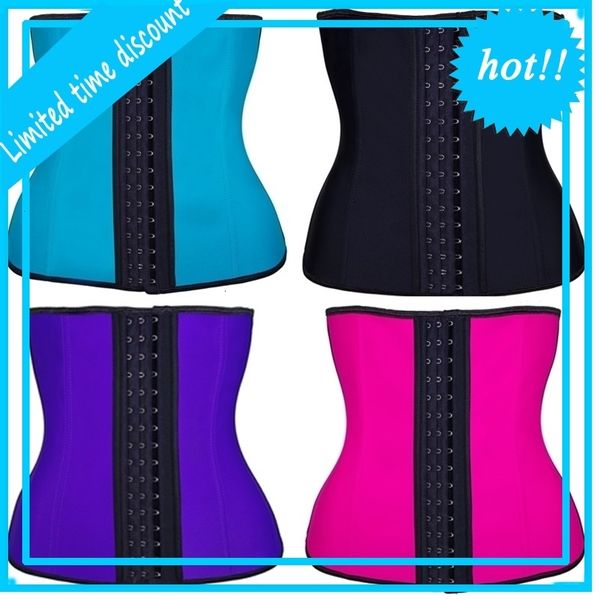 over size new trainer steel bone sport latex girdle slim belt corset women waist shape wear 3 layers, Black;white
over size new trainer steel bone sport latex girdle slim belt corset women waist shape wear 3 layers, Black;white
