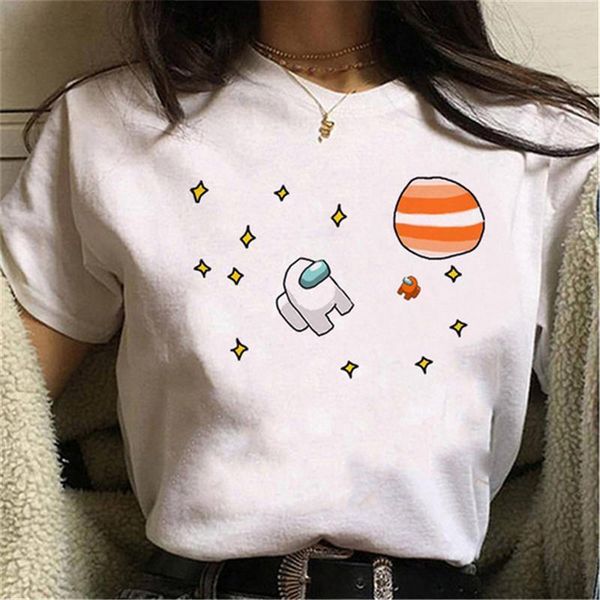 new game among us graphic women t shirt kawaii summer funny impostor t shirt fashion hip hop tshirt streetwear, White
new game among us graphic women t shirt kawaii summer funny impostor t shirt fashion hip hop tshirt streetwear, White