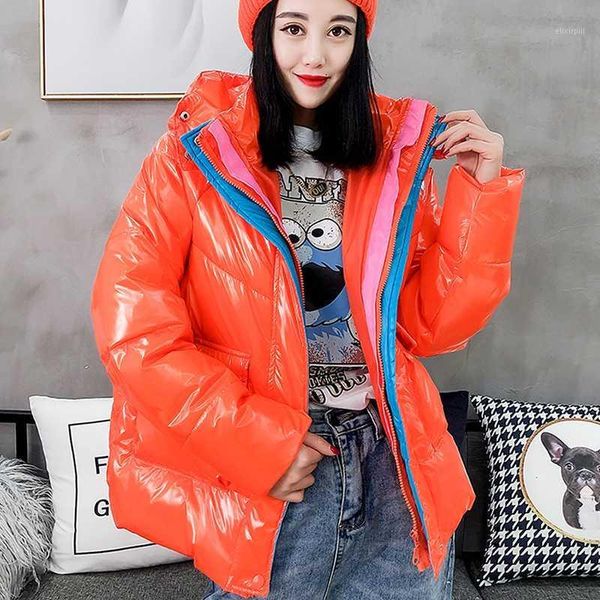 new 2020 winter fashion candy colors hooded glossy down cotton-padded jacket women thick warm parkas plus size mujeres abrigos1, Black
new 2020 winter fashion candy colors hooded glossy down cotton-padded jacket women thick warm parkas plus size mujeres abrigos1, Black