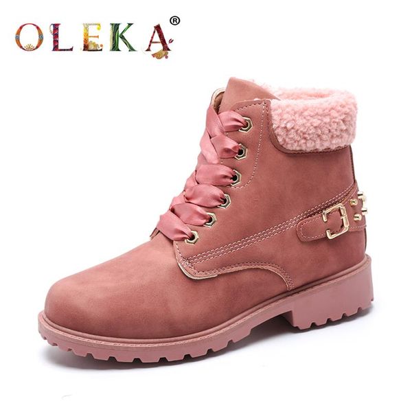 oleak ankle winter women boots platform metal decoration round toe ladies boots fashion style snow new shoes 2020 as173, Black
oleak ankle winter women boots platform metal decoration round toe ladies boots fashion style snow new shoes 2020 as173, Black