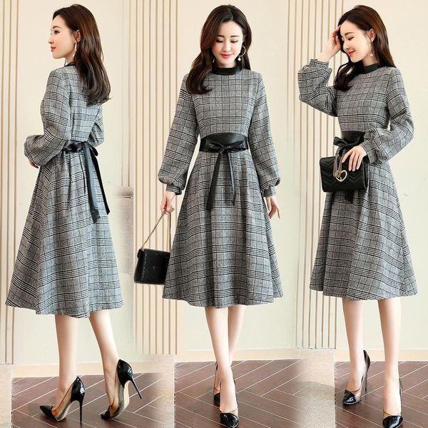 lantern sleeve plaid lace up waist show thin dress spring 2020 new fashion big skirtlantern skirt elegant personality big swing skirt emb2v, Black;gray
lantern sleeve plaid lace up waist show thin dress spring 2020 new fashion big skirtlantern skirt elegant personality big swing skirt emb2v, Black;gray