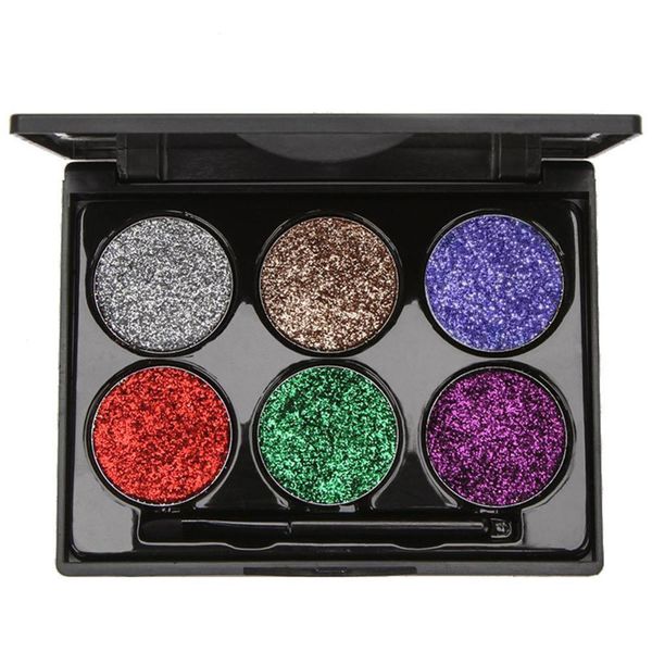 6 colors glitter eyeshadow palette shimmer pigmented eye shadow with makeup brush waterproof smoky eye shadow powder swy bbyebk lipper
6 colors glitter eyeshadow palette shimmer pigmented eye shadow with makeup brush waterproof smoky eye shadow powder swy bbyebk lipper