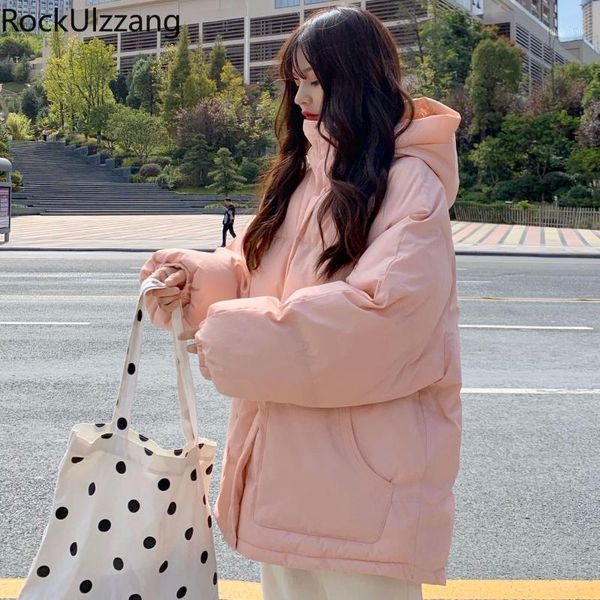 solid pink white puffer cotton padded warm down chaqueta winter thick parka loose hooded coat windbreaker women outwear fashion1, Black
solid pink white puffer cotton padded warm down chaqueta winter thick parka loose hooded coat windbreaker women outwear fashion1, Black