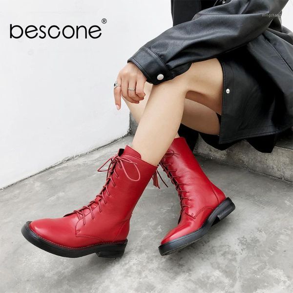 boots bescone brand shoes woman casual genuine leather handmade square heel mid-calf outside lace-up round toe women bo2681, Black
boots bescone brand shoes woman casual genuine leather handmade square heel mid-calf outside lace-up round toe women bo2681, Black