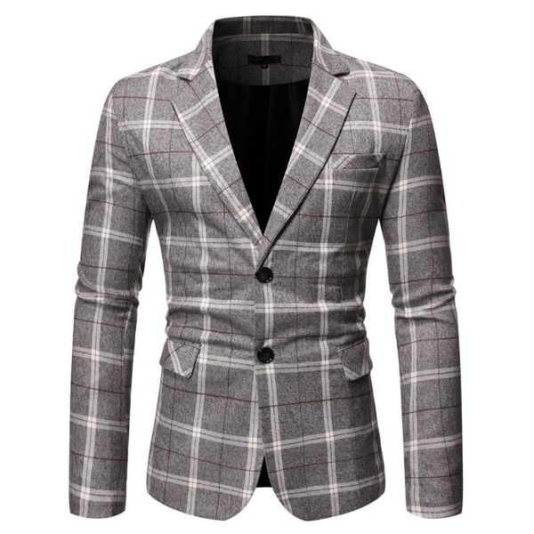 men's suits & blazers casual business wedding men nice plus size plaid outwear blazer coat masculino slim fit, White;black
men's suits & blazers casual business wedding men nice plus size plaid outwear blazer coat masculino slim fit, White;black