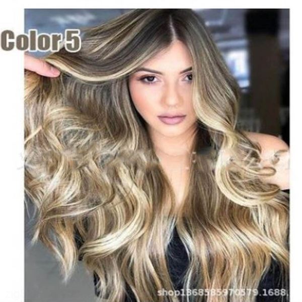 j0iym women's head cover dyeing medium length headgear wig curly hair grey gold gradual change chemical fiber wig factory, Black
j0iym women's head cover dyeing medium length headgear wig curly hair grey gold gradual change chemical fiber wig factory, Black