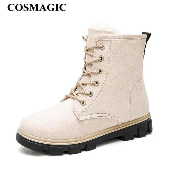 boots cosmagic 2021 winter women non-slip ankle motorcycle snow low heel hiking warm waterproof plush inside botas mujer, Black
boots cosmagic 2021 winter women non-slip ankle motorcycle snow low heel hiking warm waterproof plush inside botas mujer, Black