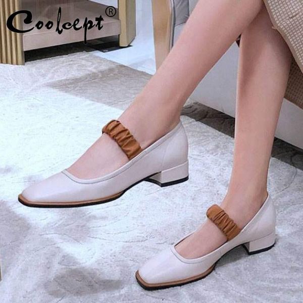 coolcept square heel real leather women pumps ankle elastic strap vintage shoes women casual outdoor female footwear size 34-39, Black
coolcept square heel real leather women pumps ankle elastic strap vintage shoes women casual outdoor female footwear size 34-39, Black