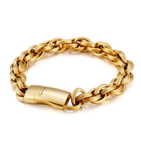 2020 new bracelet men gold chain & link bracelets fashion couples jewelry biker punk bracelet pulseira masculine job305, Black
2020 new bracelet men gold chain & link bracelets fashion couples jewelry biker punk bracelet pulseira masculine job305, Black
