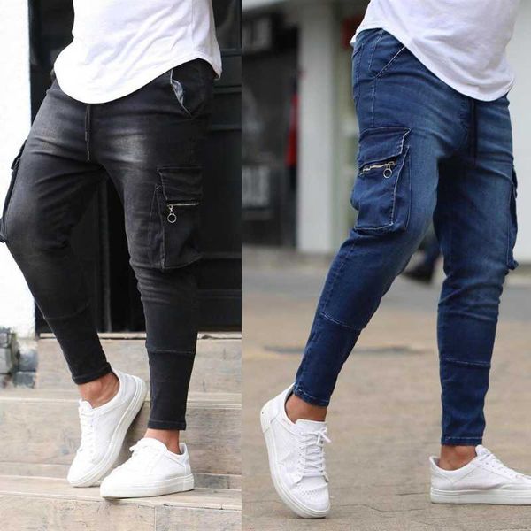 2012 autumn winter new men's multi-pocket stretch-fit slim jeans business casual classic style fashion denim work trousers, Blue
2012 autumn winter new men's multi-pocket stretch-fit slim jeans business casual classic style fashion denim work trousers, Blue