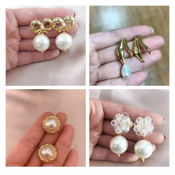 designer pearl earrings selling pearl drop earring european and america earrings pearl jewelry dropshipping for overseas sellers, Golden;silver
designer pearl earrings selling pearl drop earring european and america earrings pearl jewelry dropshipping for overseas sellers, Golden;silver