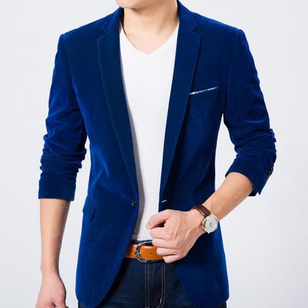 men's autumn spring mens blazers fashion leisure stage suit jacket for men singer slim fit velvet blazer in men's blazers 3xl, White;black
men's autumn spring mens blazers fashion leisure stage suit jacket for men singer slim fit velvet blazer in men's blazers 3xl, White;black