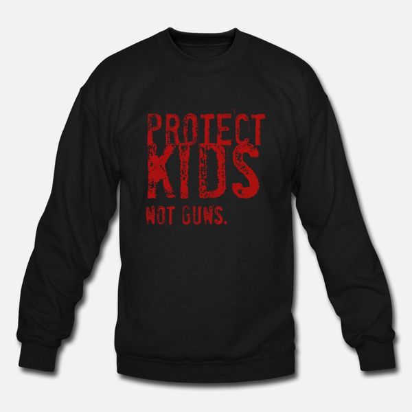 protect kids, not guns designers graphic t shirt humor anime o-neck tracksuit hoodie sweatshirt
