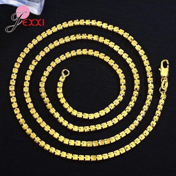 european style 2mm gothic chain necklaces extend punk clavicle necklace with lobster clasps jewelry gold color wedding party, Silver
european style 2mm gothic chain necklaces extend punk clavicle necklace with lobster clasps jewelry gold color wedding party, Silver