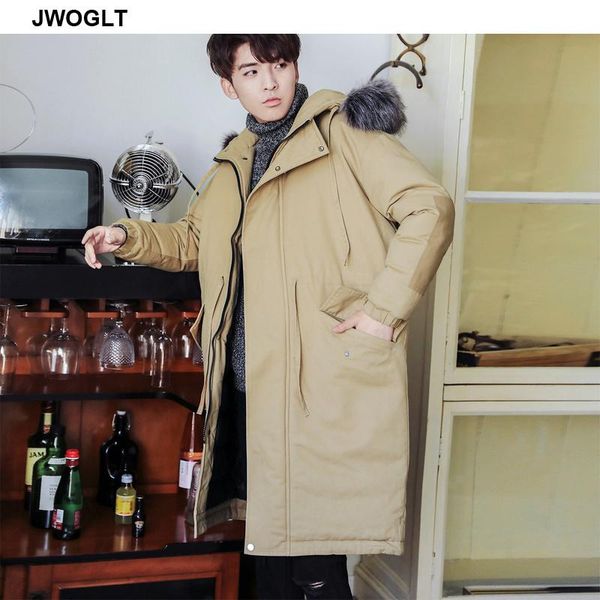winter warm parka men's solid jacket thick keep warm hooded coat x-long jackets fur collar windproof padded coat fashion men, Black
winter warm parka men's solid jacket thick keep warm hooded coat x-long jackets fur collar windproof padded coat fashion men, Black