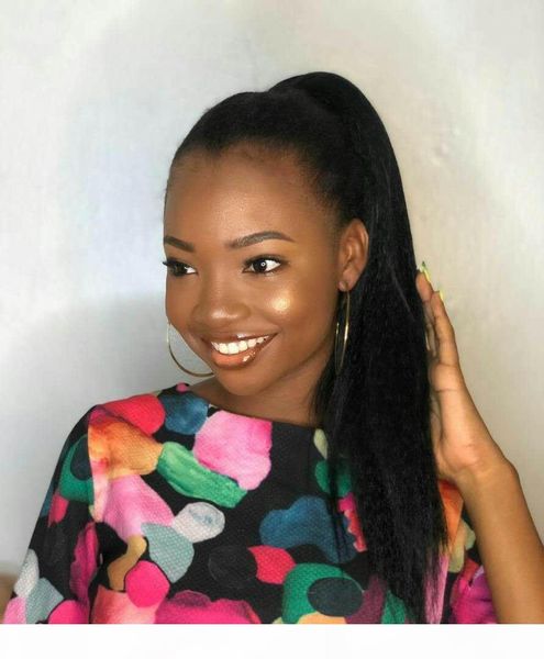 kinky straight human hair ponytail brazilian virgin ponytail hair extensions with clips in coarse yaki ponytail drawstring for women, Black
kinky straight human hair ponytail brazilian virgin ponytail hair extensions with clips in coarse yaki ponytail drawstring for women, Black