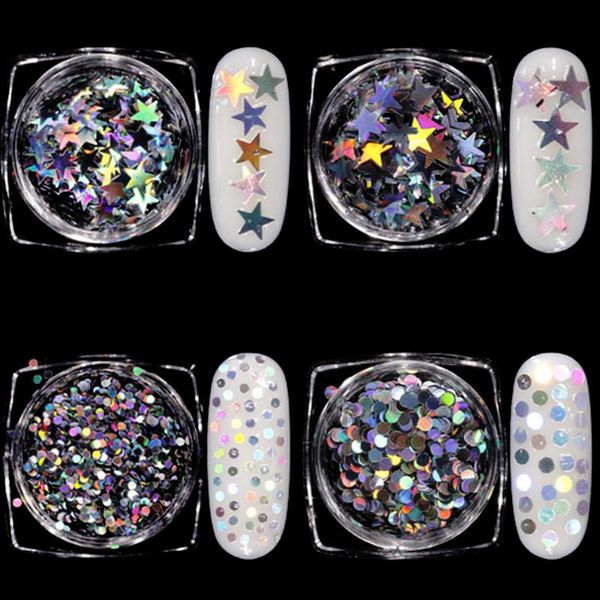nail glitter round diy paillette nails tips face art decor brillianc beauty flakes 1g/box 3d silver shinning sequin mixed size star, Silver;gold
nail glitter round diy paillette nails tips face art decor brillianc beauty flakes 1g/box 3d silver shinning sequin mixed size star, Silver;gold
