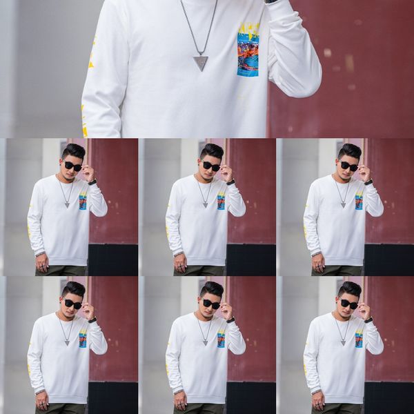 spring and autumn wear long sleeve for men fattening t-shirt t-shirt up with round neck for self-cultivation 29x3f, Black
spring and autumn wear long sleeve for men fattening t-shirt t-shirt up with round neck for self-cultivation 29x3f, Black