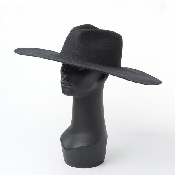 2020 fall 100% wool fashionable timeless black extra wide brim fedora hat, Blue;gray
2020 fall 100% wool fashionable timeless black extra wide brim fedora hat, Blue;gray