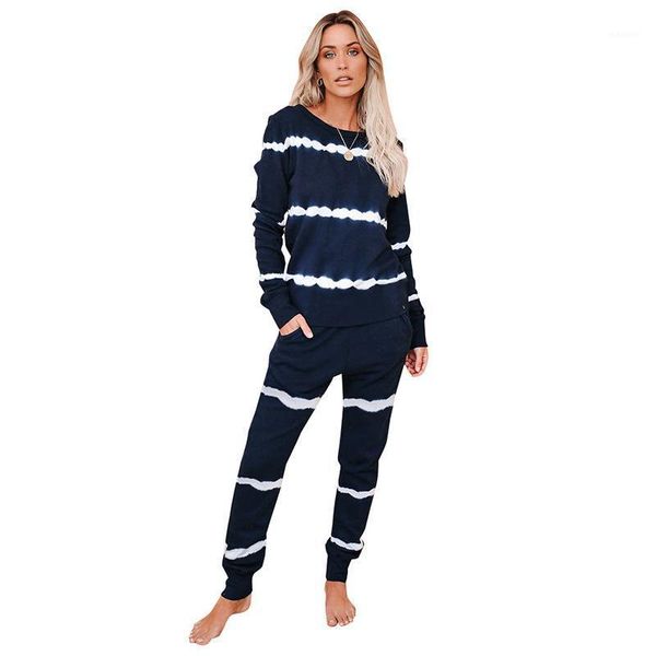 2020 new casual comfortable stripe long sleeve + trousers household clothes two piece set for women wn*1, Gray
2020 new casual comfortable stripe long sleeve + trousers household clothes two piece set for women wn*1, Gray