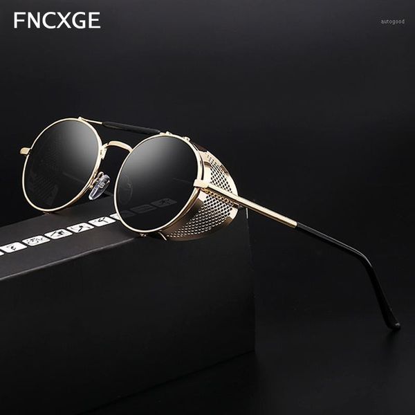 sunglasses 2021 fashion round men steampunk women retro vintage classic sun glasses side shield male goggle metal frame gothic1, White;black
sunglasses 2021 fashion round men steampunk women retro vintage classic sun glasses side shield male goggle metal frame gothic1, White;black