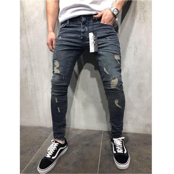 2021 men stylish ripped jeans pants biker slim straight hip hop frayed denim trousers new fashion skinny jeans x2302, Blue
2021 men stylish ripped jeans pants biker slim straight hip hop frayed denim trousers new fashion skinny jeans x2302, Blue