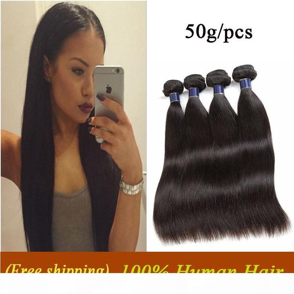 brazilian virgin hair weave straight human hair 5 6 bundles raw indian peruvian malaysian straight human hair wefts extensions 50g pcs, Black
brazilian virgin hair weave straight human hair 5 6 bundles raw indian peruvian malaysian straight human hair wefts extensions 50g pcs, Black