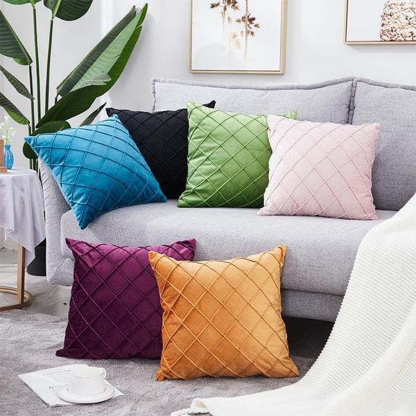 cushion/decorative pillow fuwatacchi soft cushion cover pure color velvet pillowcase simple sofa suede comfortable case office chair
cushion/decorative pillow fuwatacchi soft cushion cover pure color velvet pillowcase simple sofa suede comfortable case office chair
