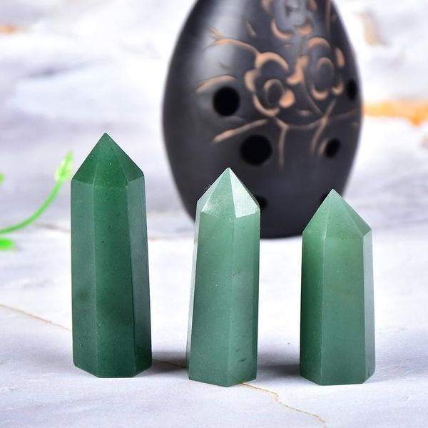 natural crystal aventurine quartz point healing stone hexagonal prisms 50-80mm obelisk wand treatment stone diy qylxly, Black
natural crystal aventurine quartz point healing stone hexagonal prisms 50-80mm obelisk wand treatment stone diy qylxly, Black