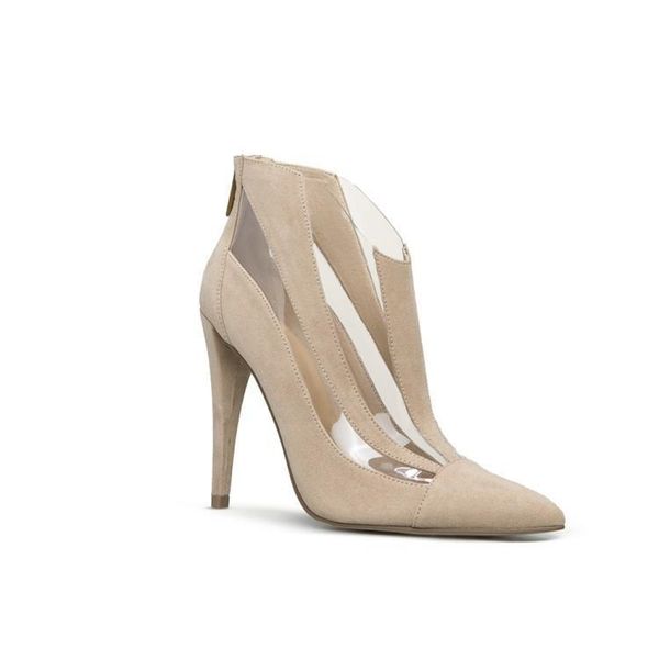 boots 2021 spring and autumn fashion pointed toe mesh stitching high-heeled large size women's custom models are not refundable, Black
boots 2021 spring and autumn fashion pointed toe mesh stitching high-heeled large size women's custom models are not refundable, Black