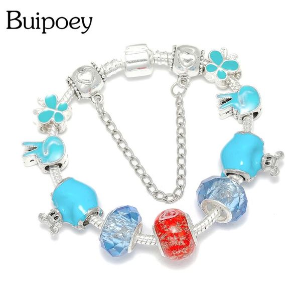 buipoey new blue crystal charm bracelets for women original butterfly beaded silver color bracelet & bangle jewelry, Golden;silver
buipoey new blue crystal charm bracelets for women original butterfly beaded silver color bracelet & bangle jewelry, Golden;silver