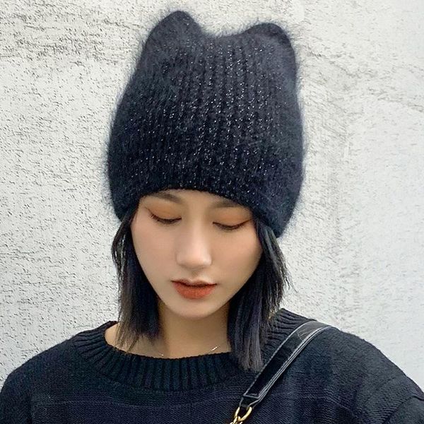 simple girl fur ear hat for women winter warm wool cap female cap, Blue;gray
simple girl fur ear hat for women winter warm wool cap female cap, Blue;gray