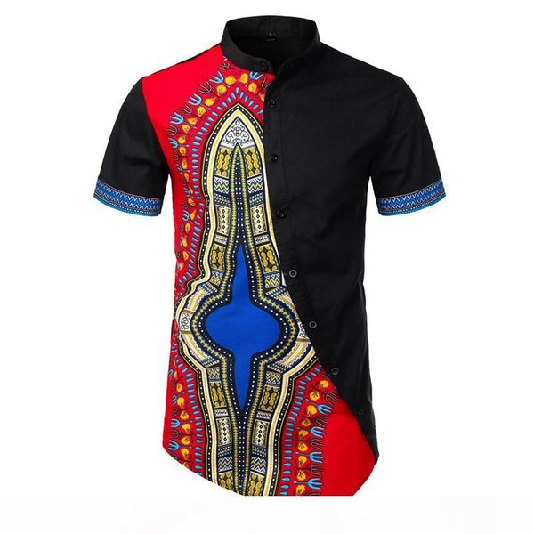 african dashiki patchwork shirt men 2019 summer stand collar obique button irregular hem african clothing camisa masculina xxl, White;black
african dashiki patchwork shirt men 2019 summer stand collar obique button irregular hem african clothing camisa masculina xxl, White;black