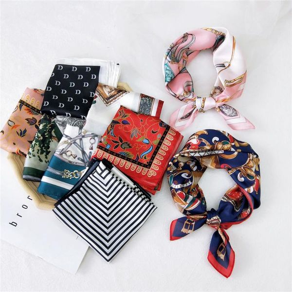 58cmx58cm small square silk scarf for women spring autumn choice ladies neckerchiefs all-match korean changeable scarves bandana, Blue;gray
58cmx58cm small square silk scarf for women spring autumn choice ladies neckerchiefs all-match korean changeable scarves bandana, Blue;gray