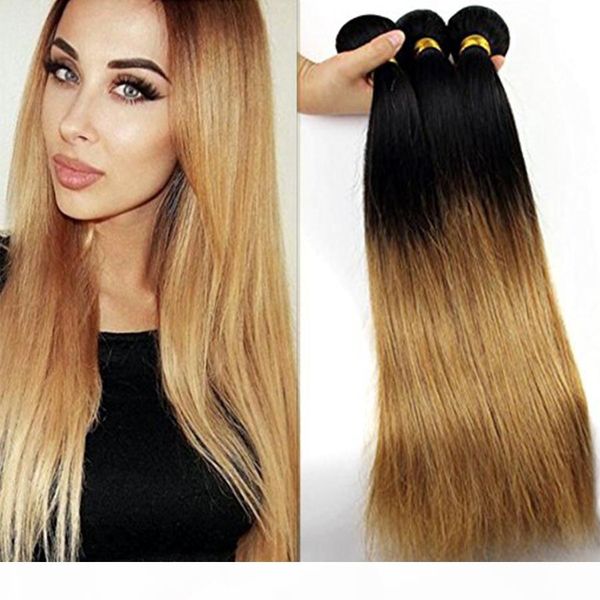 grade 9a brazilian virgin straight ombre human hair extensions 3pcs #1b 27 honey blonde dark roots ombre brazilian human hair weave bundles, Black;brown
grade 9a brazilian virgin straight ombre human hair extensions 3pcs #1b 27 honey blonde dark roots ombre brazilian human hair weave bundles, Black;brown