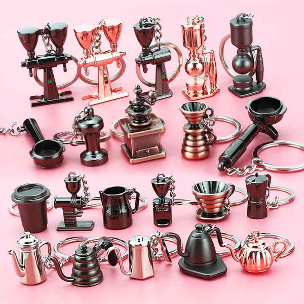 keychains creative coffee key 3d three dimensional pot drawing jar metal practical appliance, Silver
keychains creative coffee key 3d three dimensional pot drawing jar metal practical appliance, Silver