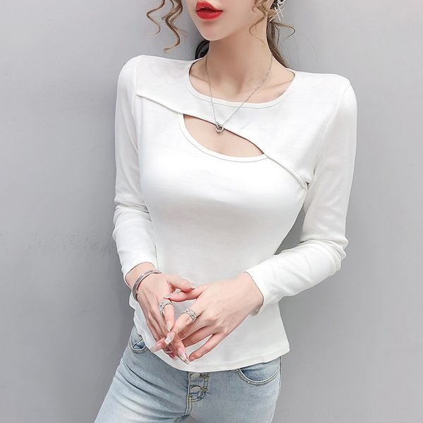 hollowed out long sleeve t- for women autumn 2020 new foreign style mind set coat t-shirt slim fashion versatile bottoming shir, White
hollowed out long sleeve t- for women autumn 2020 new foreign style mind set coat t-shirt slim fashion versatile bottoming shir, White