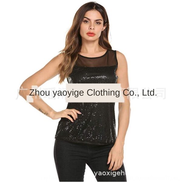 2020 sleeveless base sequin mesh women's t-shirt 2020 sleeveless base coat sequin mesh vest coat vest women's t-shirt x5tcn, White
2020 sleeveless base sequin mesh women's t-shirt 2020 sleeveless base coat sequin mesh vest coat vest women's t-shirt x5tcn, White