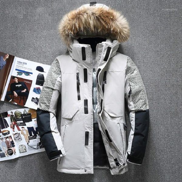 2018 new arrival winter white duck down raccoon fur collar hooded jackets men,men's warm coat 17981, Black
2018 new arrival winter white duck down raccoon fur collar hooded jackets men,men's warm coat 17981, Black