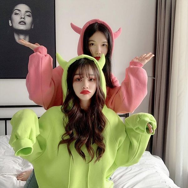 new cartoon cute women hoodies autumn winter fleece sweatershirt candy color girls hoody korean sweet loose outwear chic, Black
new cartoon cute women hoodies autumn winter fleece sweatershirt candy color girls hoody korean sweet loose outwear chic, Black