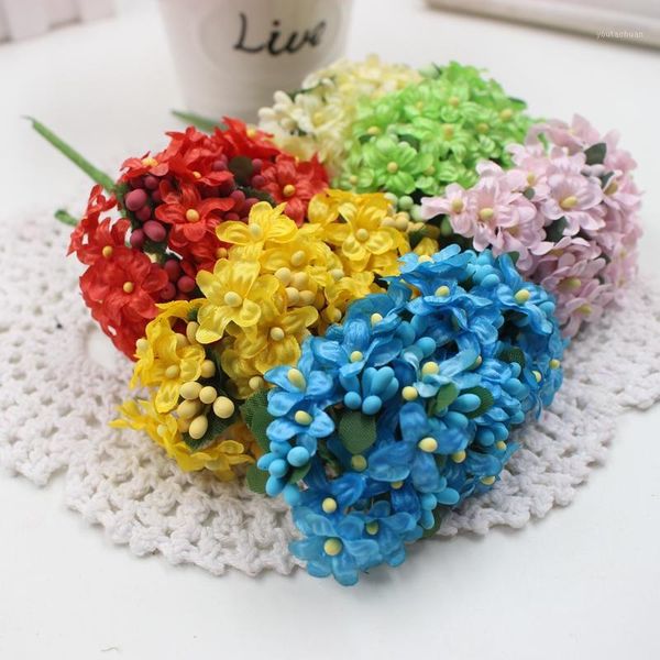 decorative flowers & wreaths wholesale- 12pcs mini fabric cherry plum blossom artificial flower silk baby breath floral bouquet,table arrang
decorative flowers & wreaths wholesale- 12pcs mini fabric cherry plum blossom artificial flower silk baby breath floral bouquet,table arrang
