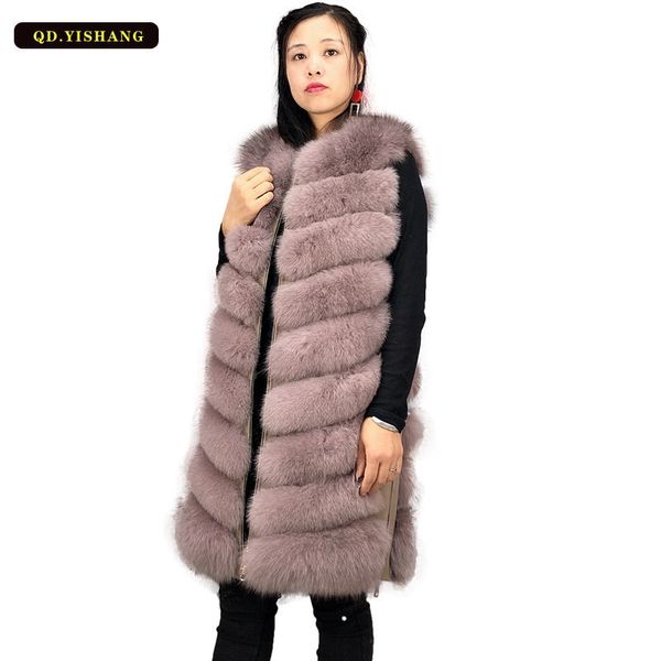 fox winter coat women plus size natural vest real fur jacket qd.yishang 201103, Black
fox winter coat women plus size natural vest real fur jacket qd.yishang 201103, Black