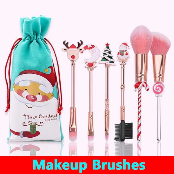 christmas gift cute 6 pcs makeup brushes tool set cosmetic powder eye shadow foundation blush blending beauty makeup brush maquiagem
christmas gift cute 6 pcs makeup brushes tool set cosmetic powder eye shadow foundation blush blending beauty makeup brush maquiagem
