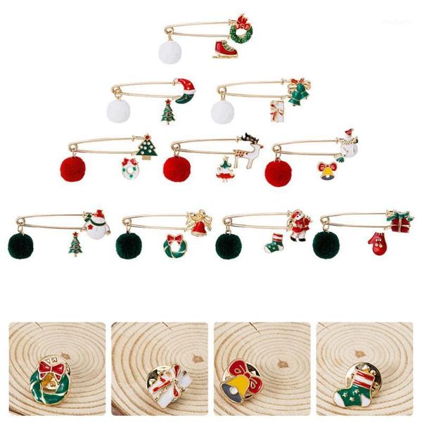 10 sets of classic christmas brooches clothing accessories christmas party props1
10 sets of classic christmas brooches clothing accessories christmas party props1