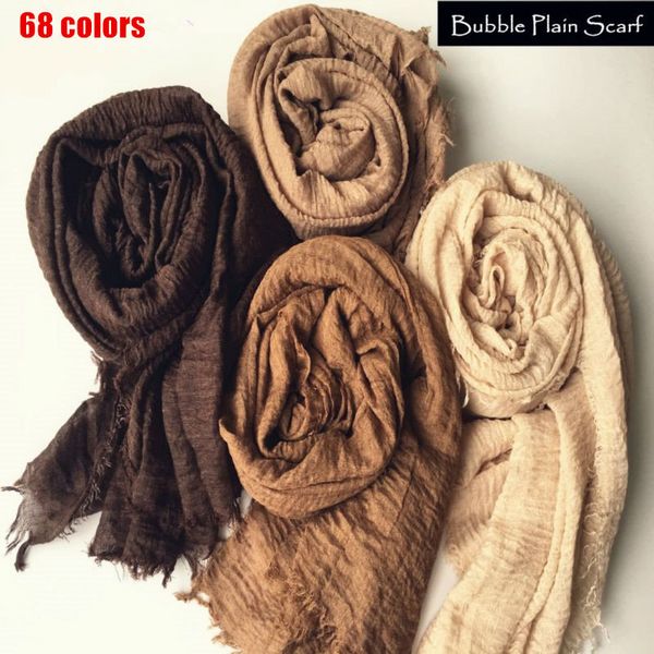68 colors crinkle hijab wrinkle scarf fashion head scarf big shawls and wraps malaysia turban y201007, Blue;gray
68 colors crinkle hijab wrinkle scarf fashion head scarf big shawls and wraps malaysia turban y201007, Blue;gray