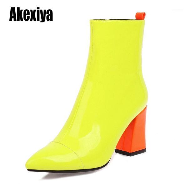 boots 2021 fashion luxury women high heel 8cm soft leather block red yellow heels ankle plus size 43 shoes u3611, Black
boots 2021 fashion luxury women high heel 8cm soft leather block red yellow heels ankle plus size 43 shoes u3611, Black